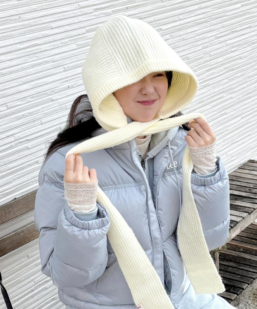 Maseumaluljeu Fuzzy Muffler Balaclava_5 Colors