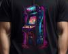 Arcade Video Game Shirt, Cyberpunk 2077 Video Game Lover Gamer Party T-shirt Gift for Gamer Futuristic Science Fiction Art Cyber Punk