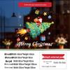 Festive Window Cling Stickers for Christmas & New Year Decor in Jewelry Stores & Restaurants