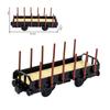 MOC Train Carriages/Base Plate Building Blocks Short Pile Truck/Container/Firewood Train/Van Cable Transport Small Bricks Toys