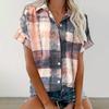 Hawaii Style 3d Printed Single Breasted Women  Hawaiian Shirt Fashion Lapel Collar T-Shirts Summer Women's Short Sleeve Shirts