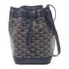 Goyard PEFLOTPMLTY01CL01P Sac à bandoulière noir/Cuir marron Femme