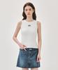 Malittepeulangsowajeobeo W Ribbon Classic Logo Sleeveless White