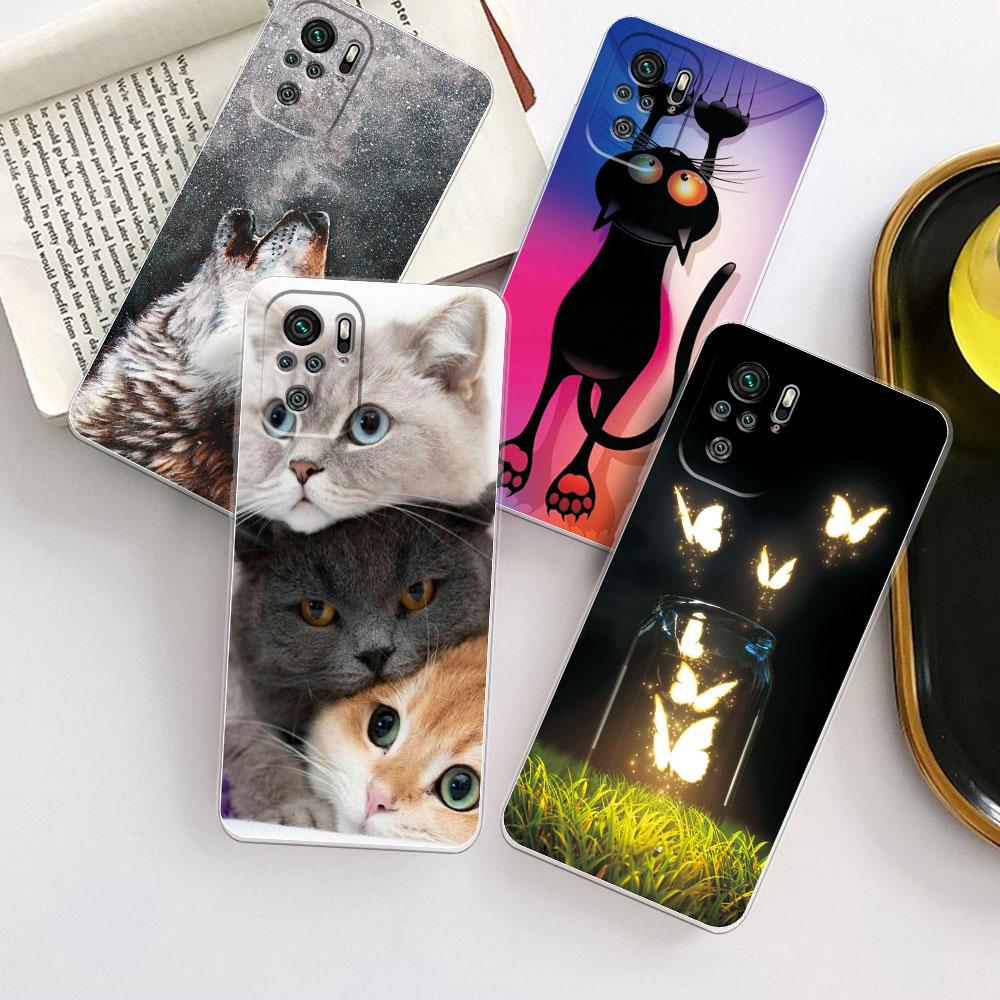 For Xiaomi Redmi Note 10 Case Redmi Note 10s Clear Soft Silicone Phone Case For Redmi Note 10 Pro Back Cover Note10 5G Fundas