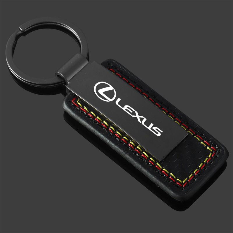 Leder Autoschlüsselanhänger Anhänger Schlüsselring für Lexus IS250 IS300 RX330 RX350 GX200 GX300 LX470 LX570 Auto Schlüsselanhänger Zubehör