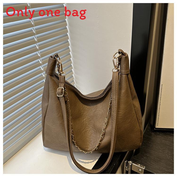 Urban Style Pu Shoulder Bag With Zipper Closure And Inner Phone Pocket For Women