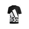 Grote Logoprint Korte Mouw T-shirt Heren Tops Zwart GK3325