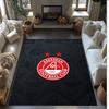 Aberdeen FC Soccer Football Pattern Soft Area Rug Non Slip Indoor Floor Carpet Sports Decor Mat for Bedroom