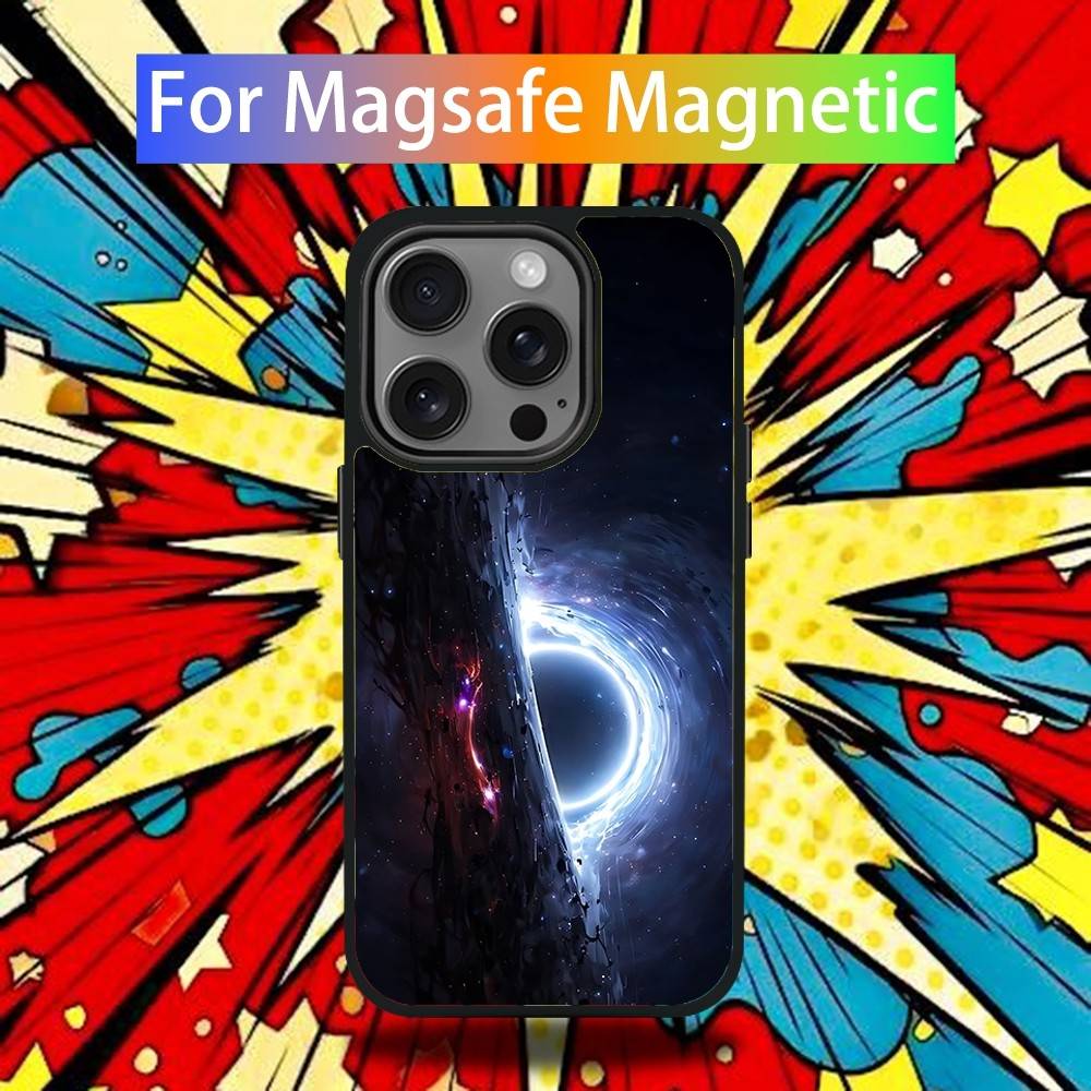 Weltraum Galaxie Universum Handyhülle Für iPhone 17,16,15,14,13,12,11 Pro,Max,Plus,Mini,Air,E Magnetische Magsafe Hülle