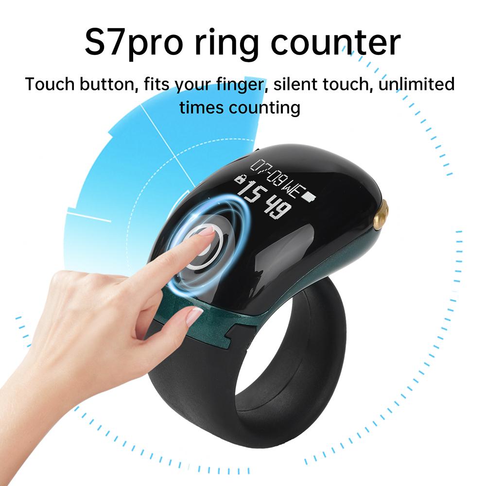 Smart Tasbih Zähler Digitaler Zähler für Muslime Tasbih OLED Digitaler Zähler Tasbeeh Gebetszeit Vibrationserinnerung Zähler