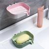 Wall-mounted Drain Soap Dish Holder Punch-Free Draining Soap Storage Rack  Kitchen