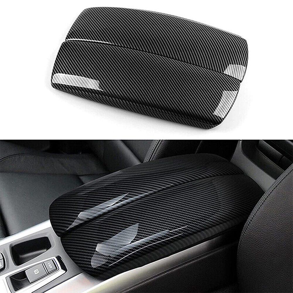 1 stuks Armsteunbox Cover 2007-2013 ABS Gloednieuw Koolstofvezel Stijl