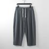 Men's Spring and Summer Breathable Cotton Nine-quarter Pants Loose Large Size Leisure Nine-quarter Pants