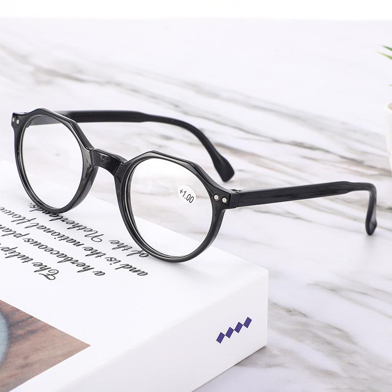 Fashion Women Reading Glasses Anti Blue Light Presbyopic Vintage Black Small Frame +1.0 to +4.0