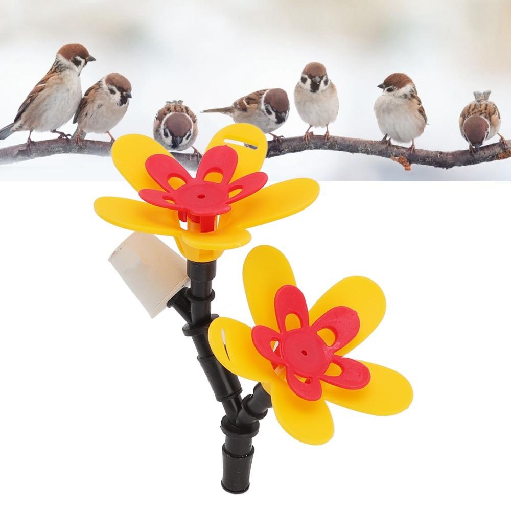 Dual Flower Hummingbird Feeder Kit Bottle Recycling Bird Feeding Kit  For Garden