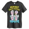 Amplified Unisex Adult Illustrated Red Hot Chili Peppers T-Shirt