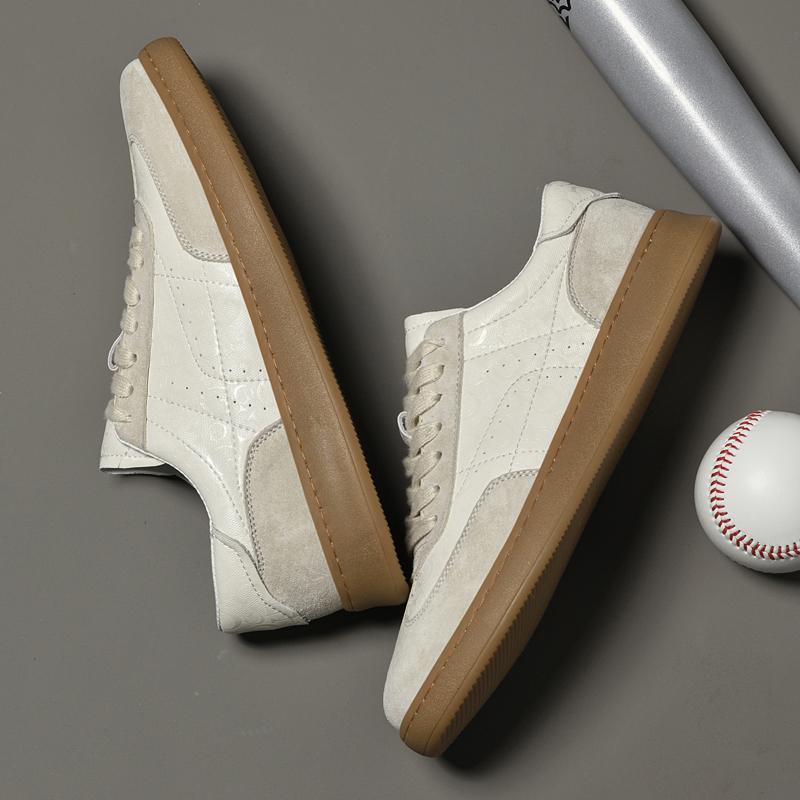 Fashion Genuine Leather Men's Casual Shoes Breathable Tenis Masculino Summer Man Sneakers Classic Skateboard Footwear Trainers