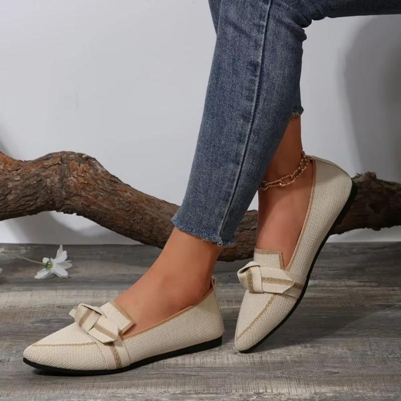 Women's Shoes Leopard Print Flats Pointed Toe Flat Casual Loafers Retro Slip On Women Shoe Walking Sport Shoes Zapatillas Mujer
