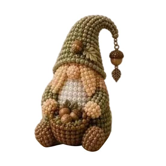 Zwergen-Perlen Bastelset, Mini-Perlen-Zwerg DIY-Set, Niedliches Zwergen-Perlenkunst-Set für Erwachsene Teenager Einzigartige Heimdeko Handgemachtes Geschenk