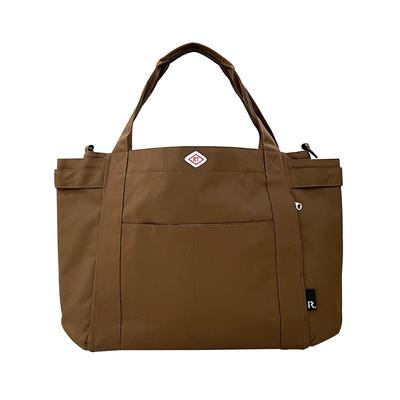 Rootote Water-Repellent Lightweight Tote Bag, SN Medium, Pockets, 3157, Brown 2