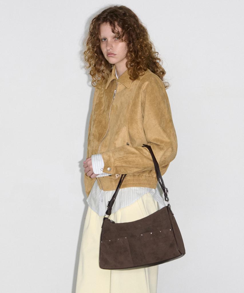 Fennec Bash Bag - Suede Brown