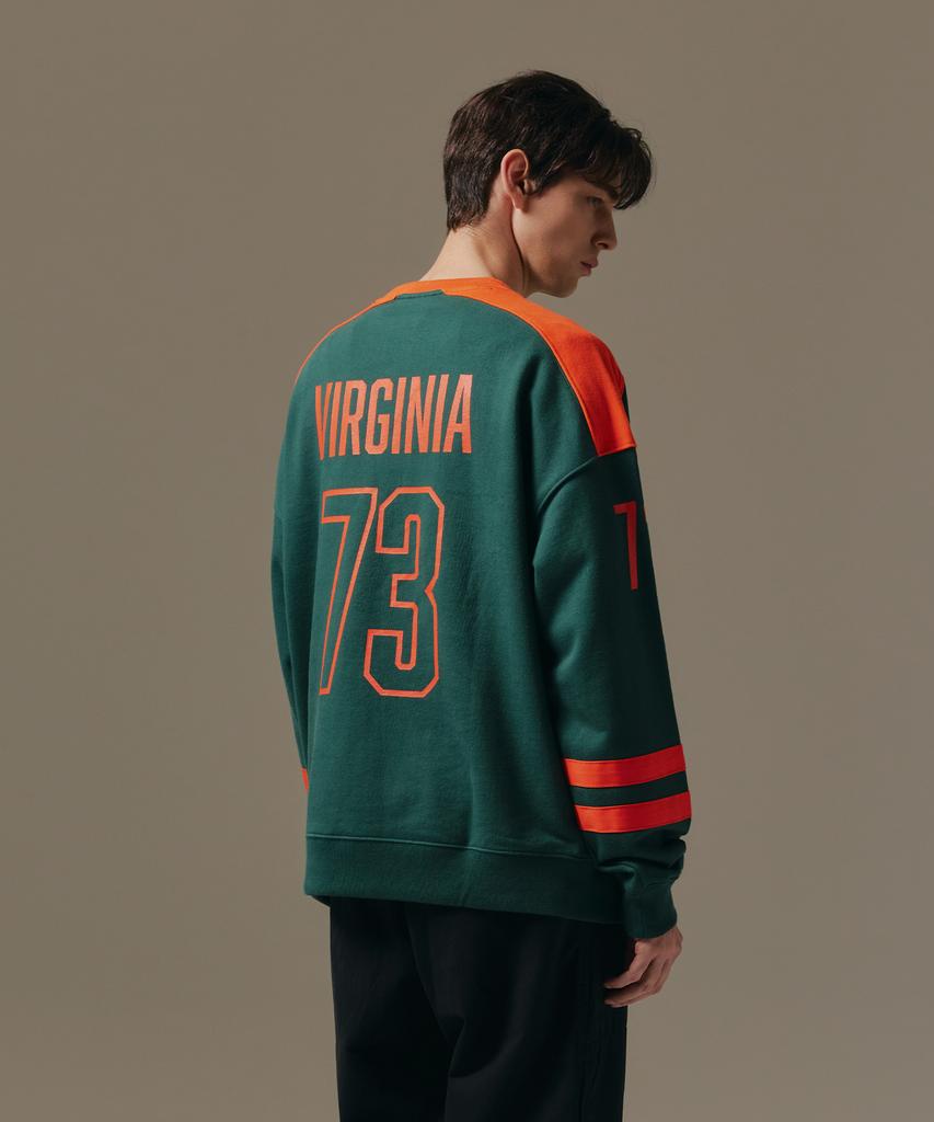DISCUS ATHLETIC Heavyweight Rugby Sweatshirt Forest Green
