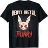 Heavy Metal Gothic Bunny Punk Hard Rock Easter Rabbit T-Shirt