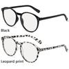 Round Frame UV Protection Myopia Glasses Anti Blue Light Vintage Eyeglasses Flat Mirror Eyewear
