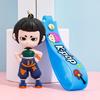 Anime Movie Kpop Demon Hunters Girls Derpy Keychains 3D Stereo Doll Cute Tiger Action Model Toy Collection Gifts