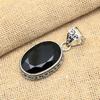 Black Spinel Gemstone Pendant Handmade 925 Sterling Silver Jewelry For  Birthday Gift