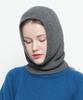 THE-ABON Unisex Basic Knit Balaclava Charcoal