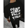 Bra saker tar tid Män Kvinnor Unisex Bomulls-t-shirt Lyxmärke Rap Stor Storlek Topp Kortärmad Streetwear Klassisk Baksida T-shirt 4XL