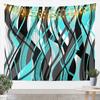 Black White Tapestry for Kids Boys Girls Modern Art Wall Art Abstract Bohemia Wall Hanging Blanket Bedroom Decor Microfiber