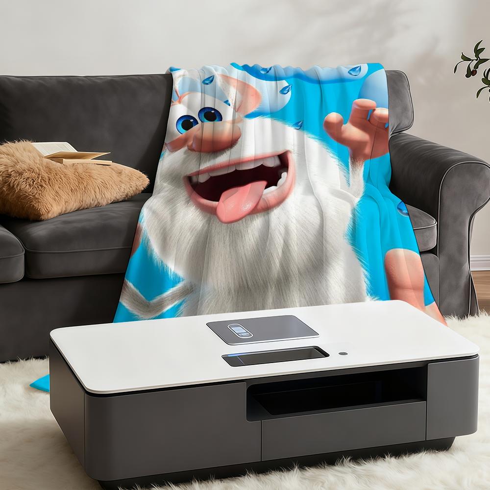 Filt Pläd Super B-BoobaS-ES Tecknad Mysig Plysch Rolig Vardagsrum Soffa Soffa Barnslig Anime Födelsedagspresenter