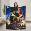 Wicked 2 Musical Film Glinda Poster Zacht Warm Dekentje Pluche Plaid Nieuwigheid Huisdecoratie Flanellen Bedsprei Bank Bedhoes