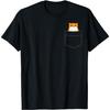 Hamster dans la poche T-shirt mignon hamster