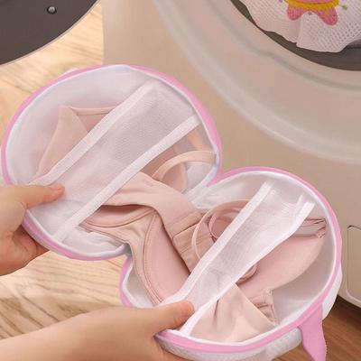Cartoon Bra Laundry Bag Anti-Winding Anti-deformation Bra Protective Washing Bag Breathable with Handle