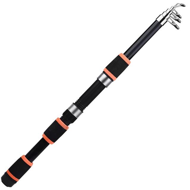 New 1.8m Small Fishing Rod Lure Rod Throwing Rotating Fishing Rod EVA Handle Telescopic Fishing Rod Suitable for Fishing Beginners Children's Gift