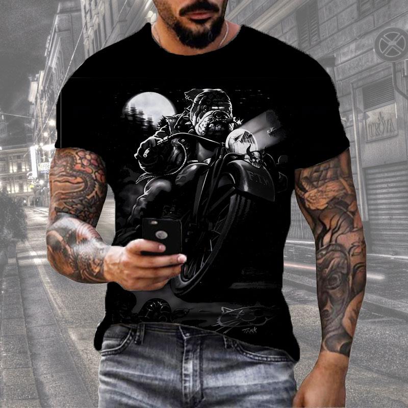 Hot Summer Horror Skull Series 3d Print T Shirt New Fashion Short-sleeved Hip-hop T-shirt Streetwear Cool T Shirts - T-shirts
