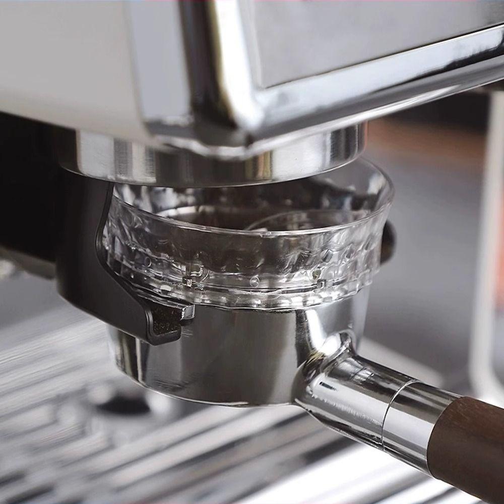 Plastic Espresso Dosing Funnel 51/58mm Filling Ring Tool Coffee Dosing Ring Anti Fly Powder
