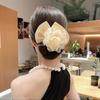 Rutschfeste Blume Haarklammer Stoff Twist Frisur Dutt Exquisites Haarknoten-Werkzeug Haaraccessoires