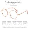 Lunettes de Soleil Vintage Mode Hommes Femmes Monture Métal Pochromiques Rétro Surdimensionnées Rondes Lunettes de Vue Lunettes pour Conduite Extérieure