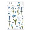 1 Pack PET Stickers Flowers Leaves Album Diary Scrapbooking Supplies Transparent 12 Designs