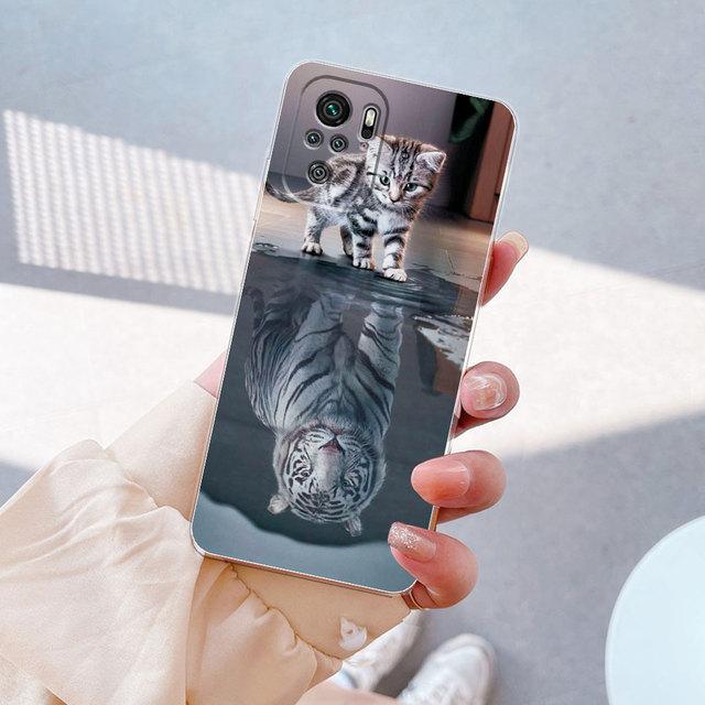 For Xiaomi Redmi Note 10 Case Redmi Note 10s Clear Soft Silicone Phone Case For Redmi Note 10 Pro Back Cover Note10 5G Fundas