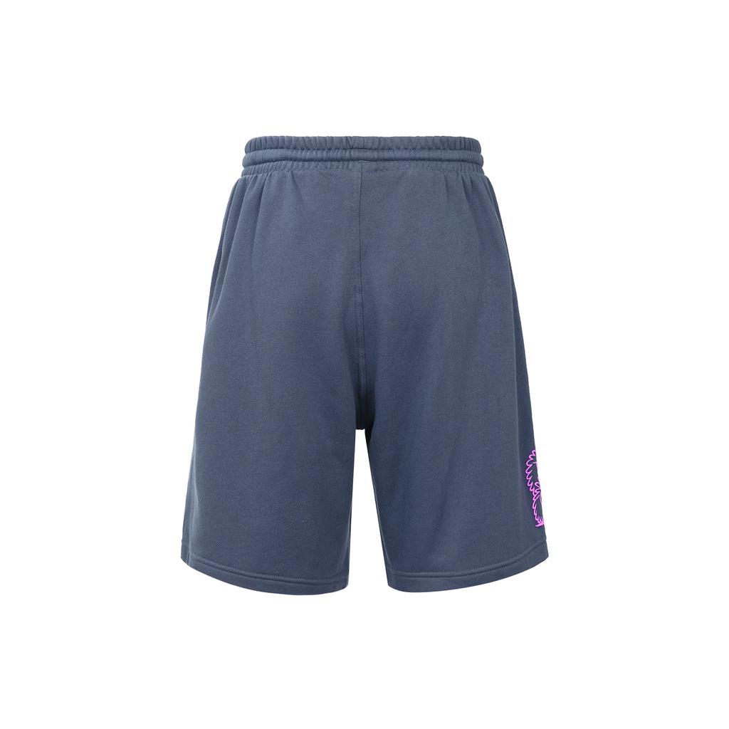 adidas Originals Trefoil Kevin Lyons Kreslený Potisk Ležérní Rovné Šortky Pánské Spodní Prádlo Tmavě Modrá HC7115