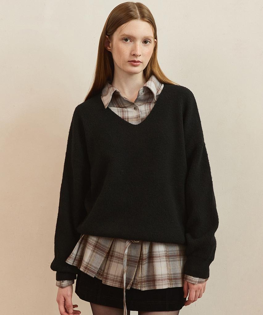 ADAUL Classic Golgi V Neck Knit - 5Color