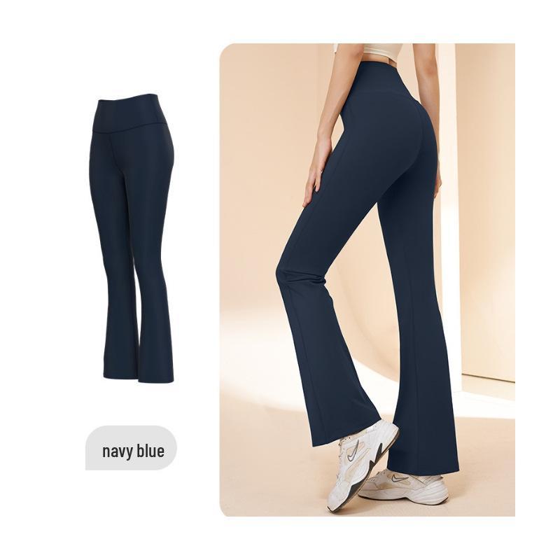 2025 High Waist Nahtlose Nylon Yoga-Hose: Weiter Bein, Po-Lifting, Bauchkontrolle, Dehnbar Schlankmachend für Damen