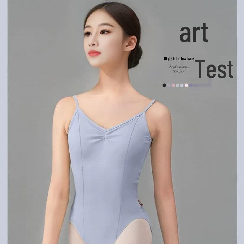 Women's Strappy Gymnastics Leotard for Dance, Figure Skating, and Ballet Practice