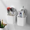 Plastic Toothbrush Holders for Bathroom | Wall Mounted Toothbrush Holder | Toothbrush Holders for Toothbrushes