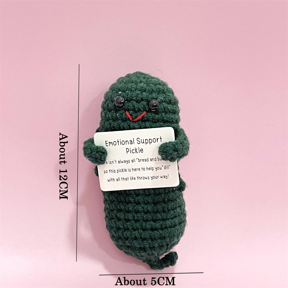 Positive Cute Potato Home Room Decor Mini Handmade Plush Ornament Knitting Wool Yarn Doll Birthday Gifts Room Decorations